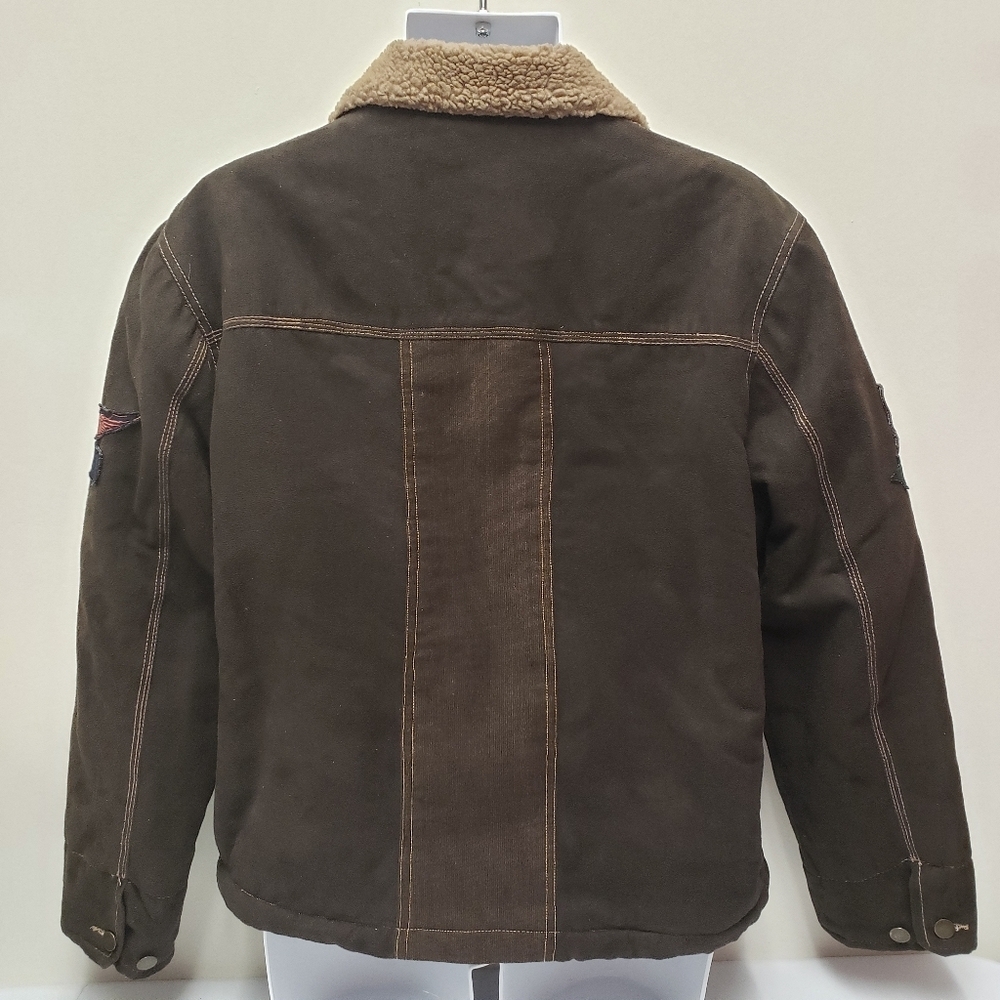 Planet Hollywood Orlando Mens Jacket Sherpa Lined Size Medium - Picture 2 of 9